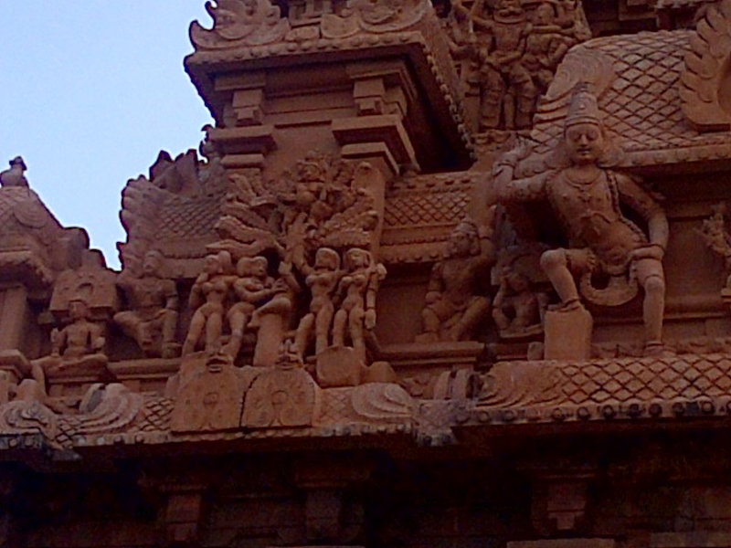 Krishna leela on 2nd Gopuram