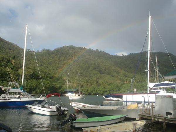 Rainbow Over Marigot Bay