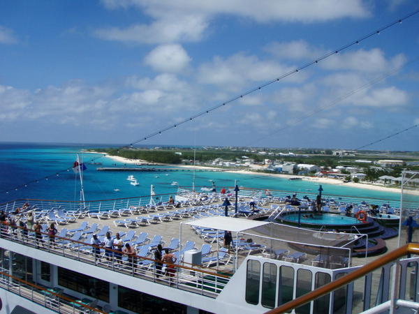 The Elation's Lido Deck and Grand Turk
