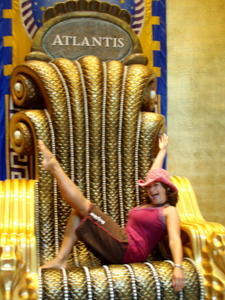 Me and the Giant Atlantis Chair!