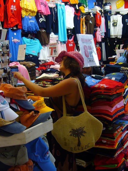 Browsing Shops in Cozumel