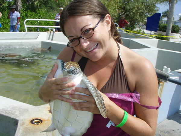 Me with My Friend the Turtle