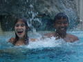 Emma & Marvin in the Waterfall!