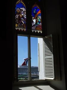 The Ship from the Cathedral's Window