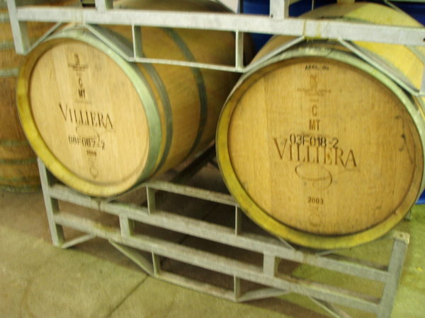 Wine Barrels at Villiera