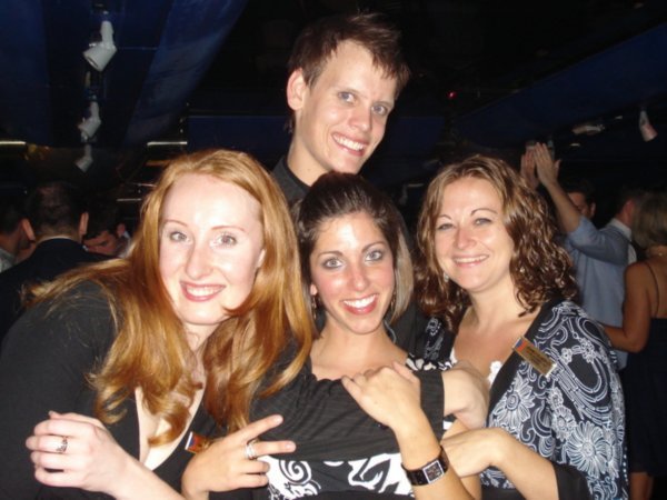 Natalya, Neil, Erica & I - again at the disco