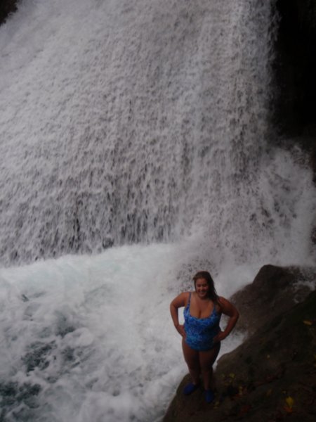 Jess at the Bottom of the Falls