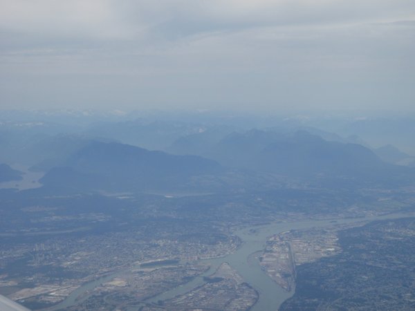Vancouver from the Plane