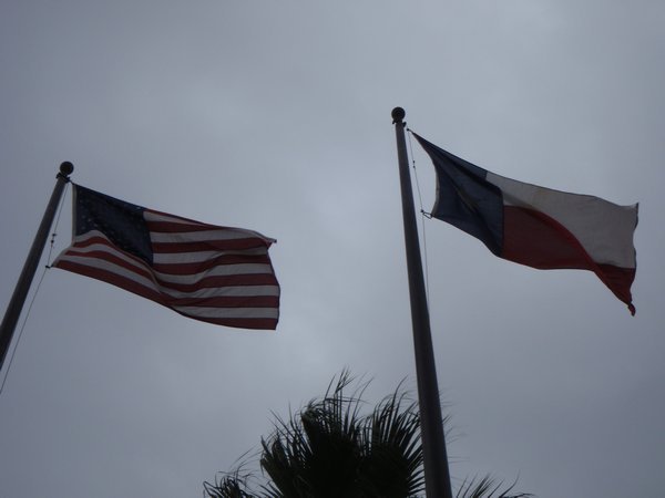 Texas & US Flag