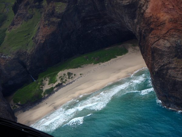 Hidden Beach along the Na Pali Coast