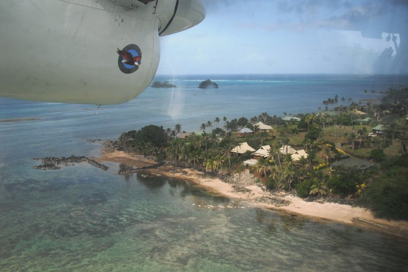 Landing in Taveuni!