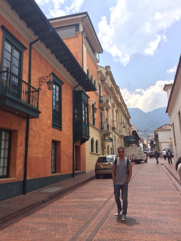 Typical Bogota street