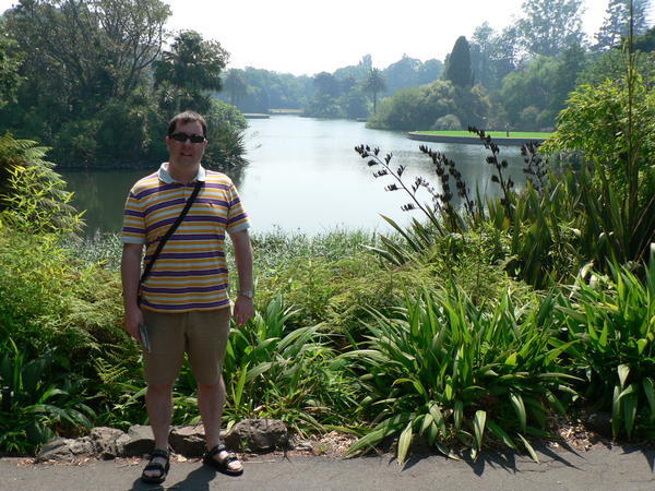 Paul at the Botanical Gardens