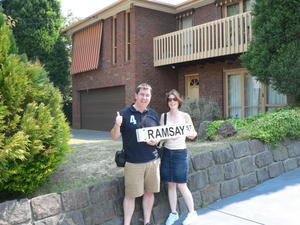 Paul and Tabs in Ramsay St