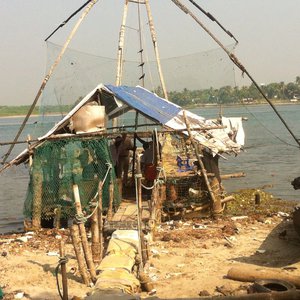 imageChinese fishing nets at Fort Kochi