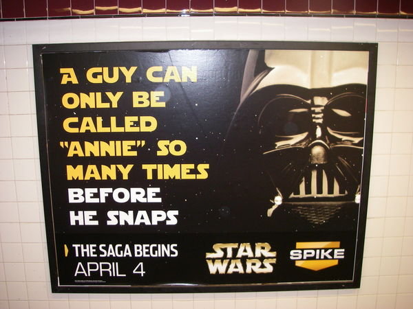 We found a Star Wars poster 