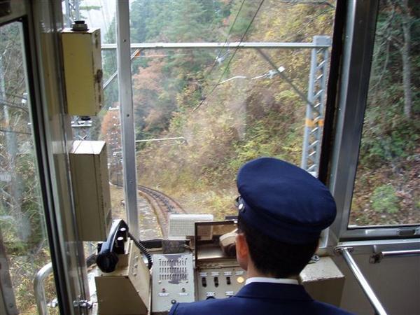 The cable railway to Koyasan