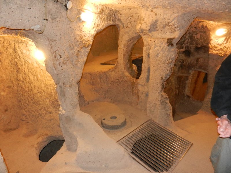 Inside Kaymakli Underground city