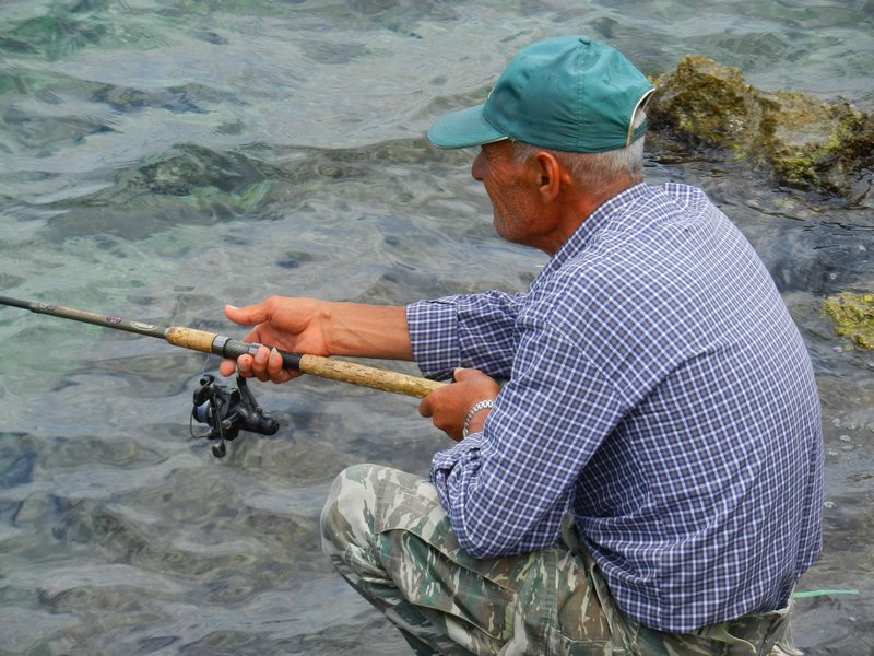 Way to go- Cretan fisherman
