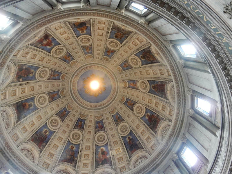 Looking up in the Marble Church