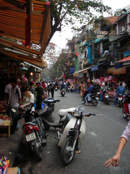 A quiet day in Hanoi