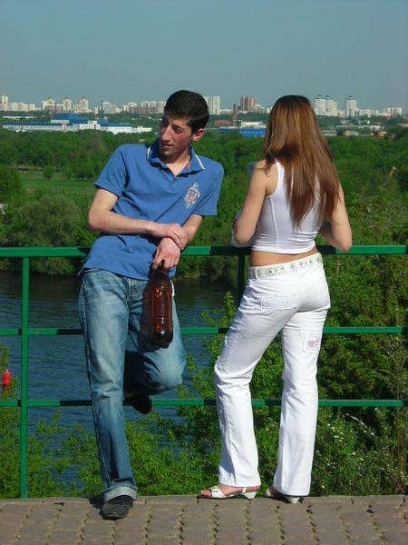 The archetypal Russian man and his woman