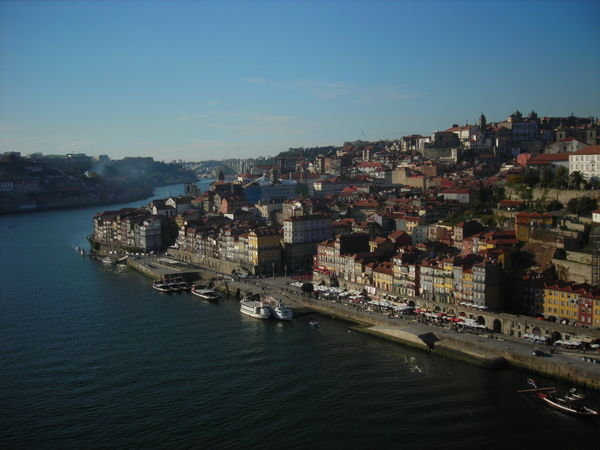 Porto from one of the bridges across the river