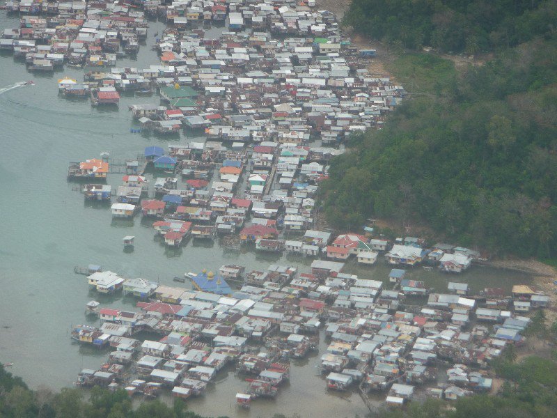 water gypsey people's homes from the air