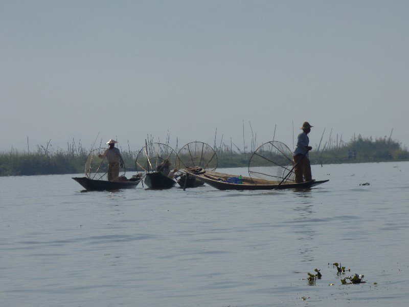 fishermen, Inle Lake