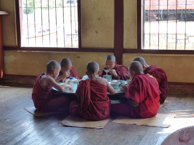 lunch for novice monks