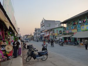 Nyaung Shwe Township street scene