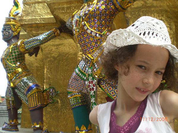 Louisa at Wat Pra Keow