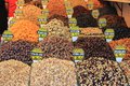 Nuts. fruits, spices fill the shops with vibrant displays to tempt the passer-by.