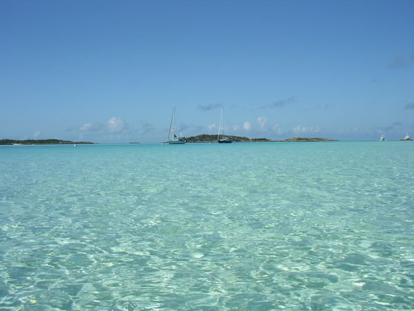 L'eau transparente des Bahamas