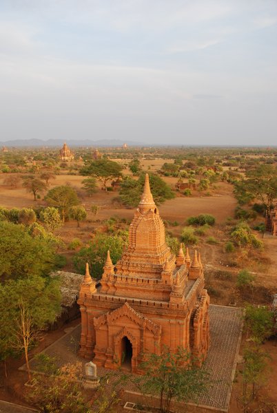 Bagan au couher du soleil