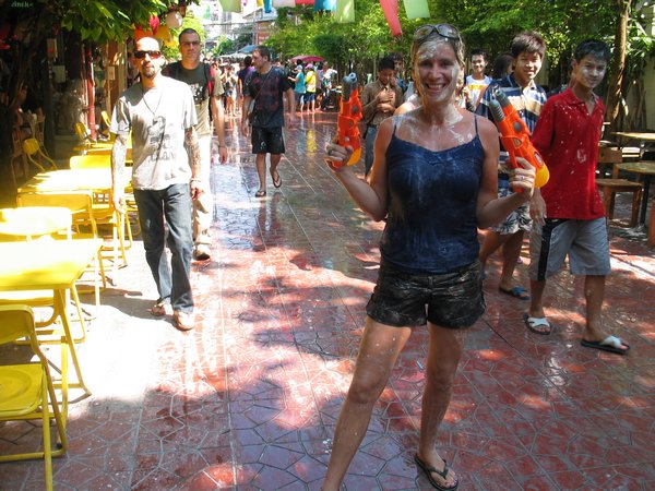 Water festival de la thailande