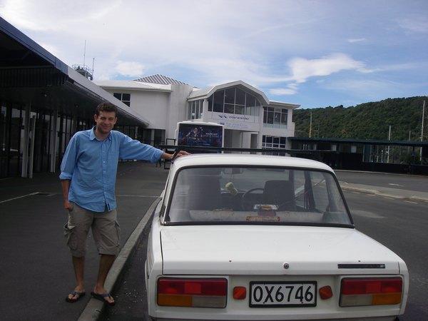 The trusty steed made it to the ferry terminal at Picton