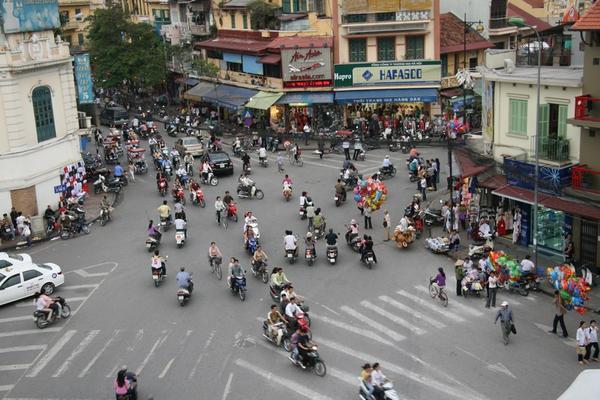 Road junction Hanoi style!
