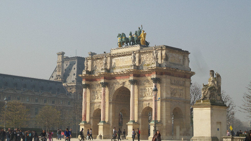 Entry arch to the Louvre