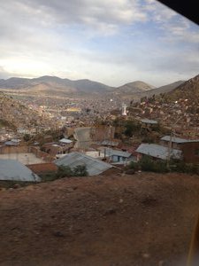 Looking down into Puno