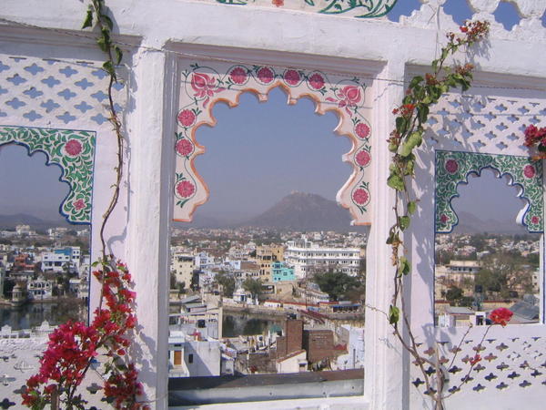 View from guesthouse, Udaipur