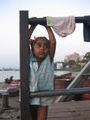 Little girl on the docks