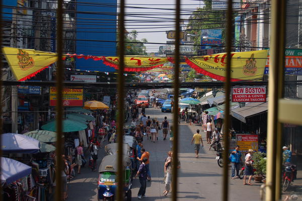 View from Khao San Road Detention Centre