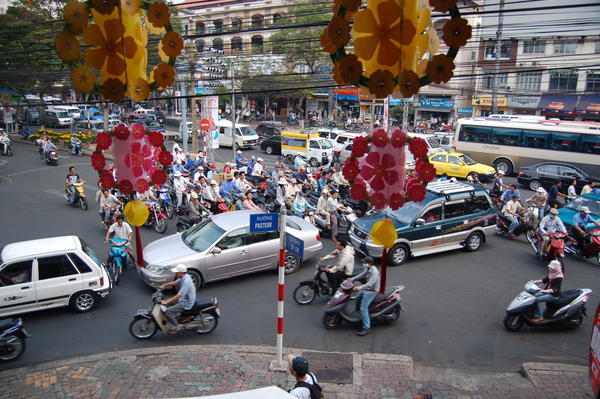 Light Traffic in Saigon