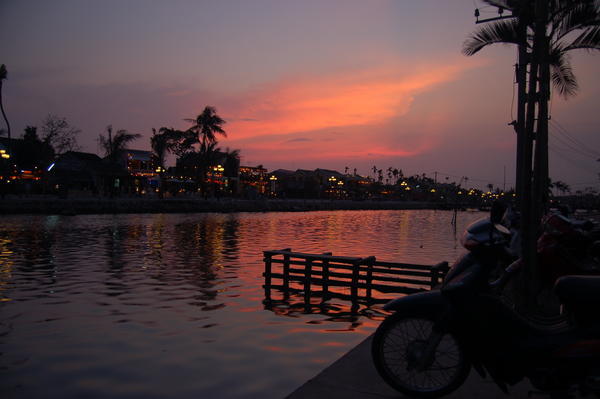 Sunset Along the River in Hoi An