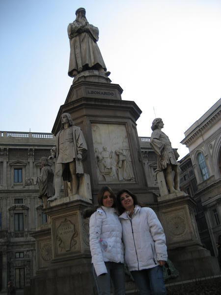 in the center of Milan