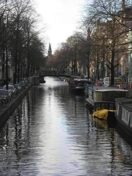 One of the hundreds of Amsterdams Canals