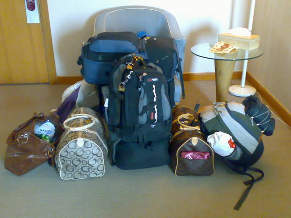 our luggage