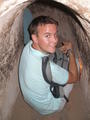 Pete in a tunnel