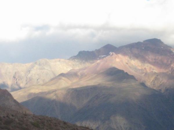 La Cordillera entre Chile y Argentina